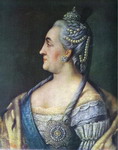 Portrait of Catherine II the Great.