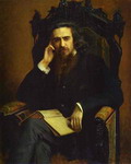 portrait of the philosopher and poet vladimir soloviev.