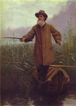poet apollon maikov fishing.