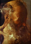 repenting of st. jerome. detail.