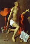 repenting of st. jerome, also called st. jerome with cardinal hat.