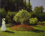 woman in the garden