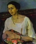 Portrait of Elena Rasumova.