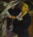 Portrait of Vera Mukhina.