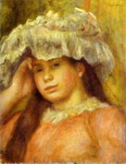young woman wearing a hat