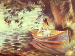 Woman in a Boat.