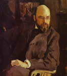 portrait of the artist ilya ostroukhov.