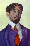 Portrait of the Poet M. Kuzmin