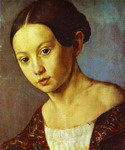 Portrait of Ye. N. Milyukova.