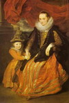 Portrait of Susanna Fourment and Her Daughter.