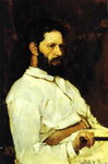 portrait of the sculptor mark antokolsky.