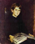 Portrait of Michael Vasnetsov, the Artist's Son.