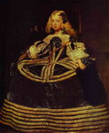 Infanta Margarita in a Blue Dress.