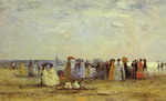 Bathers on the Beach at Trouville.