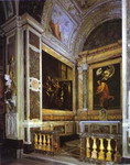 Interior of Contarelli Chapel.