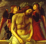 The Dead Christ Supported by Angels.