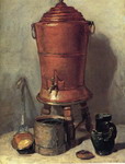 the copper water urn.