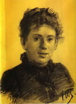Portrait of Tatyana Tolstaya, Leo Tolstoy's Daughter.