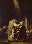 the last communion of saint jose de calasanz.
